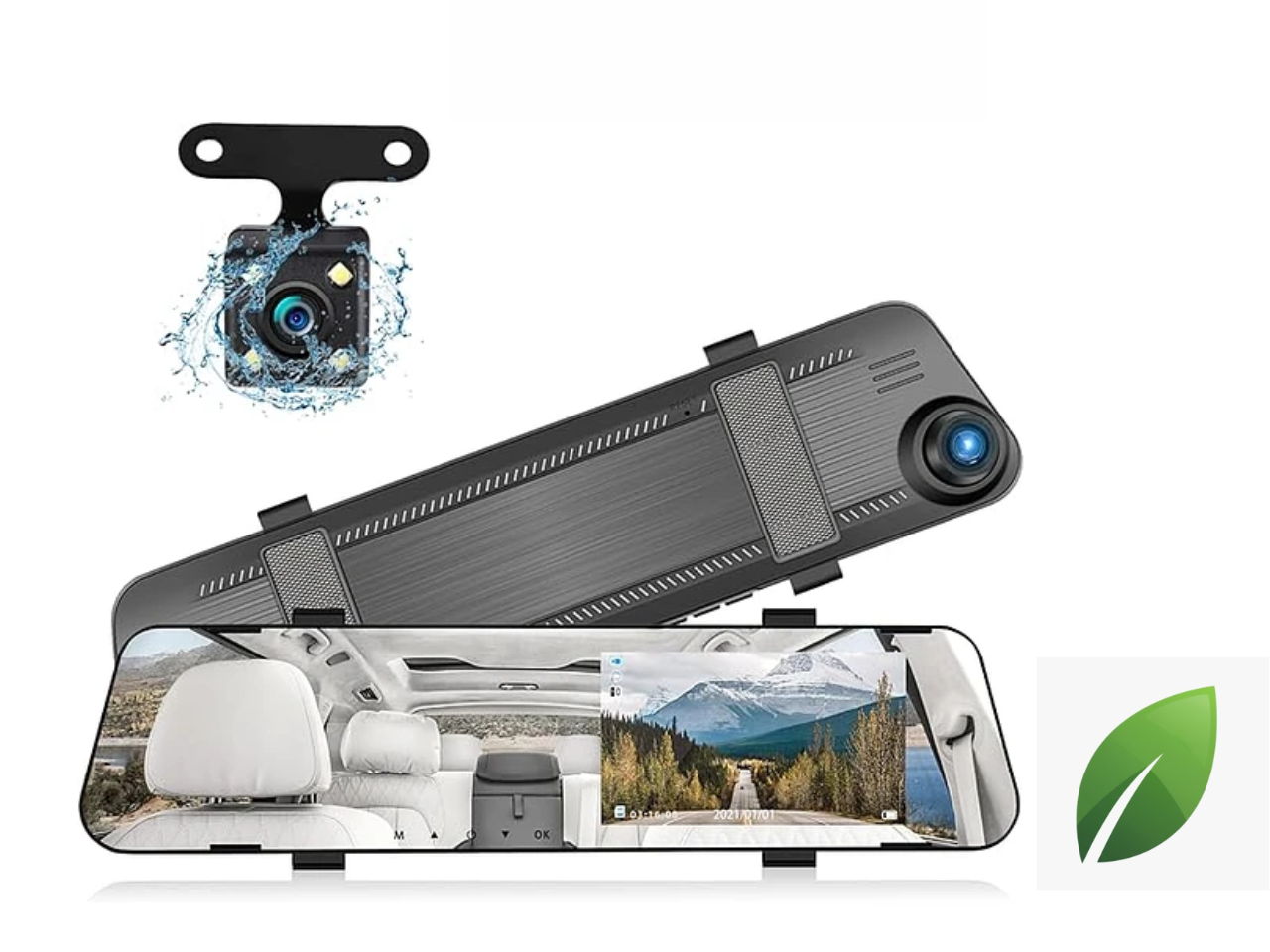 Espejo Cámara Retrovisor 1080P Full HD